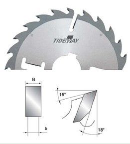 Multi TCT circular saw pisau dengan wiper karbida, selesai permukaan memotong