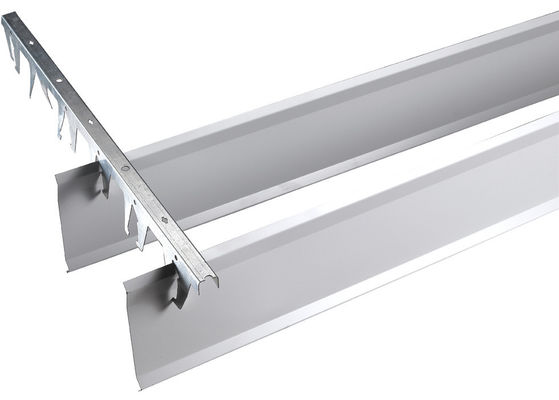 Interior Aluminium Suspended Linear Metal Open Cell Ceiling Tiles Untuk Bahan Dekorasi Stasiun Metro