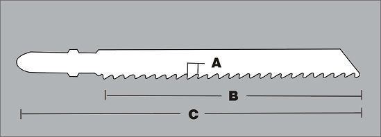 Profesional Bimetal Reciprocating Saw Blades Untuk Cutting Stainless Steel