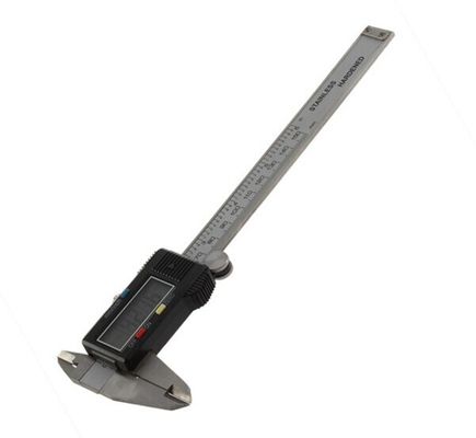 medidor vernier de aço inoxidável elétrico do micro do calibre de compasso de calibre do seletor de 150mm Digitas