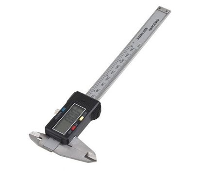 medidor vernier de aço inoxidável elétrico do micro do calibre de compasso de calibre do seletor de 150mm Digitas