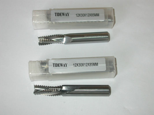 Micro - bocados contínuos da espiral do Roughing da flauta do carboneto 3 dos bocados do carboneto do CNC da grão, para baixo/acima do corte