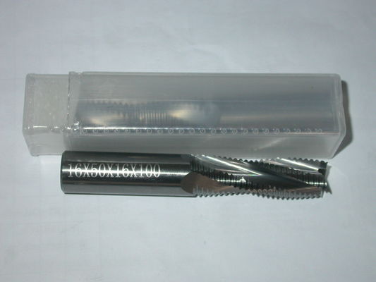 Micro - bocados contínuos da espiral do Roughing da flauta do carboneto 3 dos bocados do carboneto do CNC da grão, para baixo/acima do corte