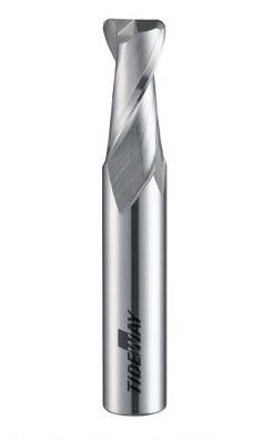 Dua Flute Putaran Hidung Sprial Bits Micro - Grain Solid Carbide CNC Carbide Bits
