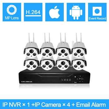 O router do sistema WIFI do canal NVR de HD 8 com tomada e conecta automaticamente