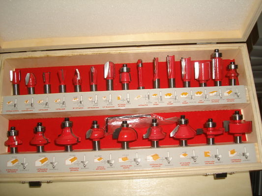 24pcs TCT Router Bit Set Đối với chế biến gỗ