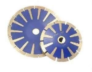 O diamante circular do segmento liso do corte viu a lâmina para o corte molhado ou seco