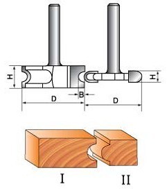 45 # thép carbon Flute Micro-hạt Carbide Mẹo TCT Router Bit Set Đối với chế biến gỗ