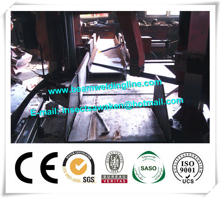 Line Produksi Beam Box otomatis, H Beam Angle Metal Band Saw Machine