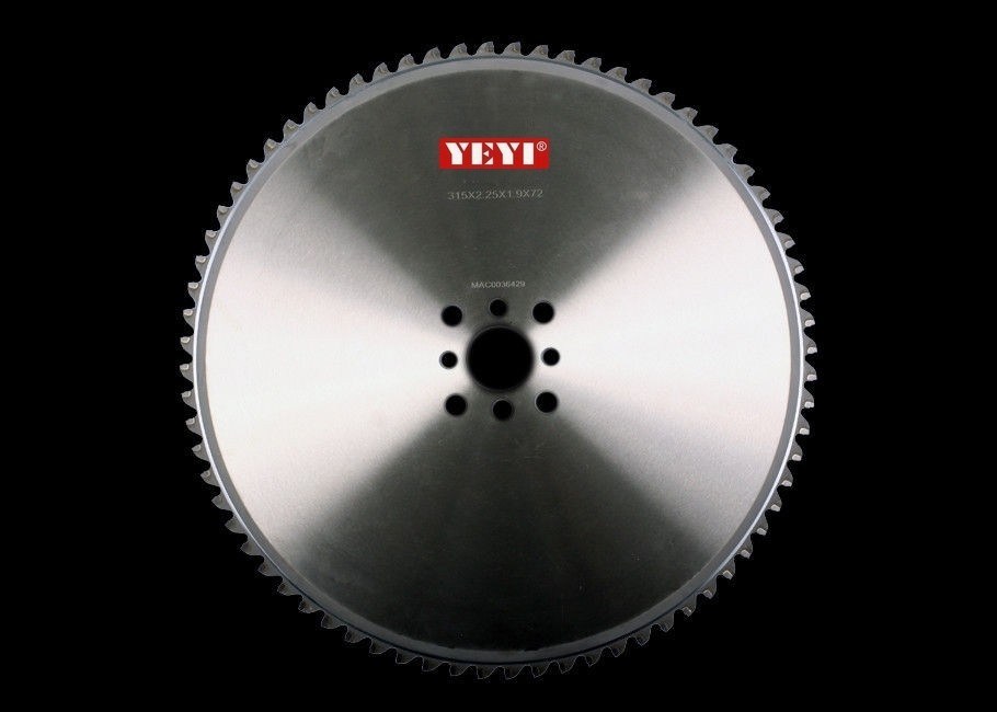 O metal que corta a circular viu que as lâminas 315mm para o frio da tubulação de aço ou da barra do corte viram a lâmina