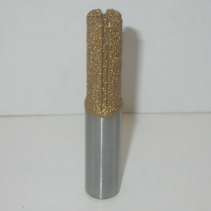 Alat silikon karbida dan alat pemotong PCD, Bit Lurus, untuk memotong marmer, granit, fiberglass