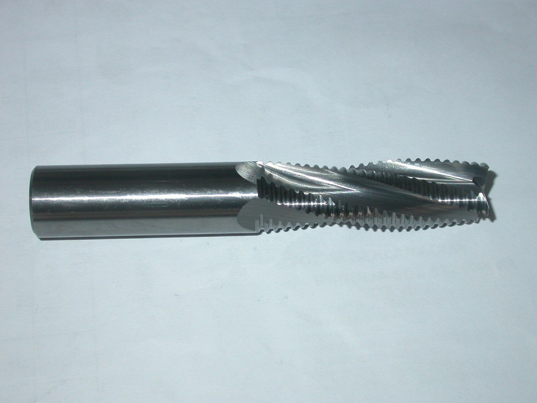 Micro - bocados contínuos da espiral do Roughing da flauta do carboneto 3 dos bocados do carboneto do CNC da grão, para baixo/acima do corte
