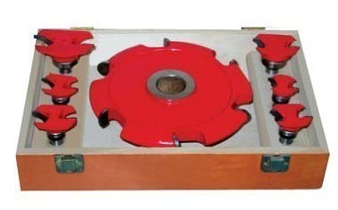 บิตเราเตอร์ที่กำหนดเองชุดสีแดงทาสีสำหรับการตัดไม้ธรรมชาติ MDF, HDF