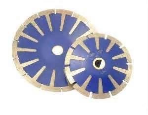 O diamante circular do segmento liso do corte viu a lâmina para o corte molhado ou seco
